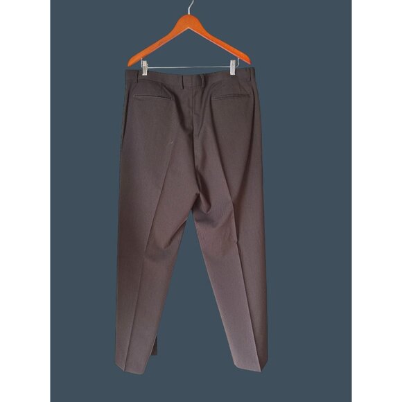 Claiborne Mens Dark Brown Dress Pants 38 Polyester & Rayon Blend - Picture 2 of 6